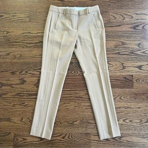 J. Crew Wool Blend Trousers Pants Size 4 Tan